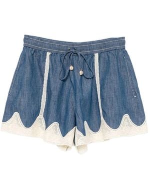 Zimmermann Short Shorts - Blue
