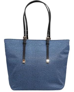 Borbonese Tote Bags - Blu