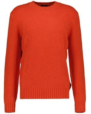 Cinque Round-Neck Knitwear - Rosso