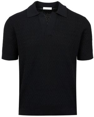 Paolo Pecora Polo Shirts - Zwart