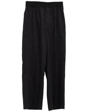 Jacquemus Broeken ,Zwart ,Katoen Le Pantalon Miami