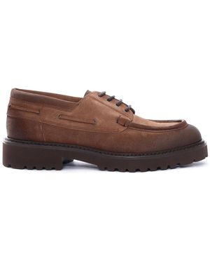 Doucal's Boat Shoes - Brown