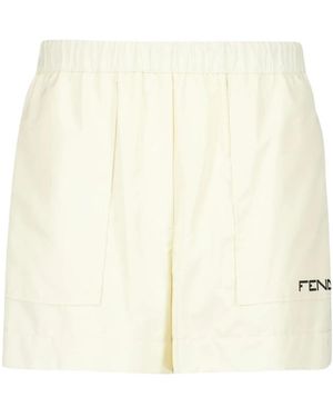 Fendi Short Shorts - Natural