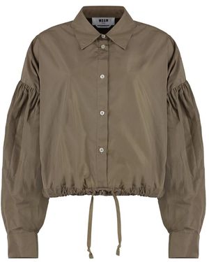 MSGM Shirts - Green