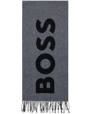 BOSS Winter Scarves - Grey