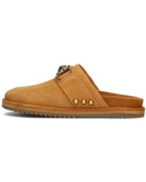 Kurt Geiger Braune Wildleder Slip-Ons