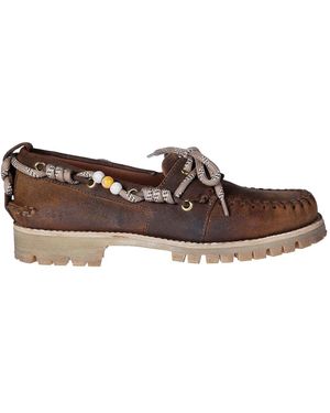 Golden Goose Boat Shoes - Brown