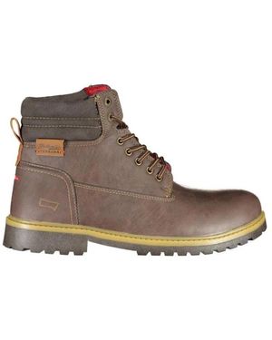 Carrera Lace-Up Boots - Marrón