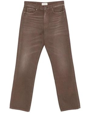 Paura Straight Fit Jeans - Brown