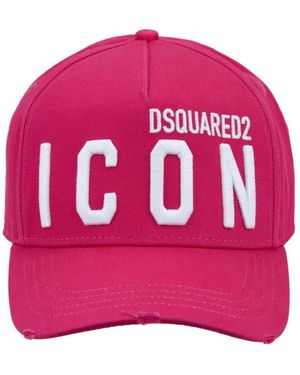 DSquared² Icon Baseball Cap Mit Schnallenverschluss - Pink