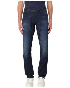 Emporio Armani Slim-Fit Jeans - Blue