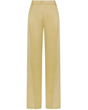 Cruna Wide Trousers - Amarillo
