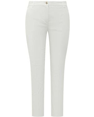 Pinko Bello Straight-Leg Broek - Grijs