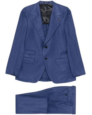 Gabriele Pasini Kostuums ,Blauw ,Jurk Met Klepzakken