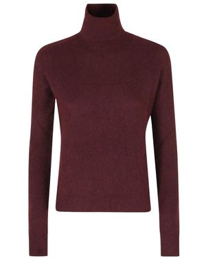 Roberto Collina Turtlenecks - Violet