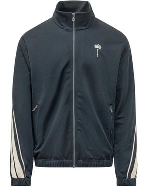Palm Angels Fitness ,Blauw ,Palm Track Jacket