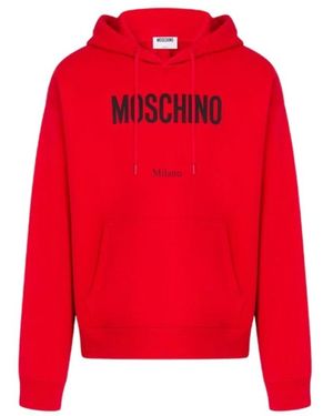 Moschino Hoodies - Red