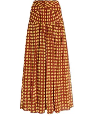 Diane von Furstenberg Gonna lunga amira - Marrone