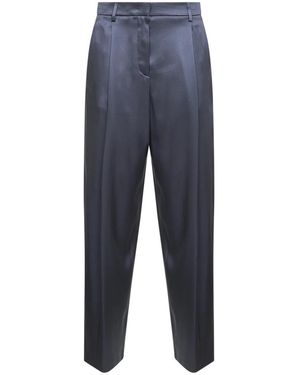 Giorgio Armani Straight Trousers - Blue