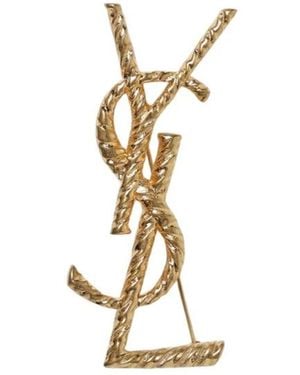 Saint Laurent Brooches - Metálico
