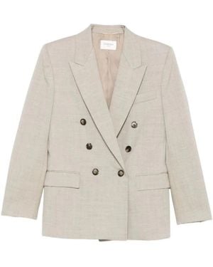Saint Laurent Blazers - White