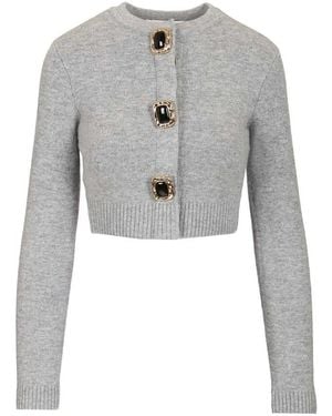 Self-Portrait Cardigans - Grey