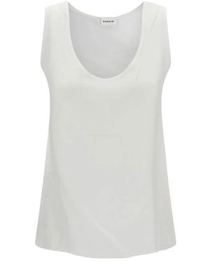 P.A.R.O.S.H. Sleeveless Tops - Grigio