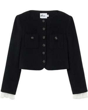 Self-Portrait Blazers - Black