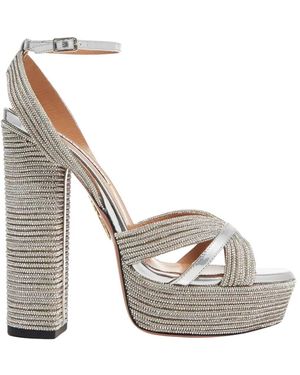 Aquazzura High Heel Sandals - Grey