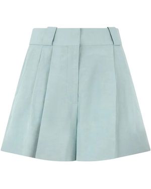 Blazé Milano Geplooide Mini Rok - Blauw