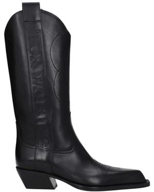 Off-White c/o Virgil Abloh Cowboy Boots - Black