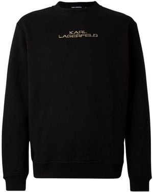 Karl Lagerfeld Sportief Sweatshirt - Zwart
