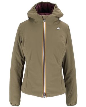 K-Way Jassen ,Groen ,Leer Lily St Warm Double Corto