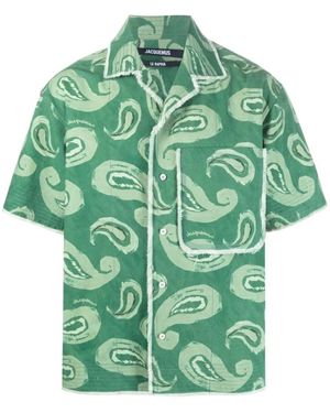 Jacquemus Short Sleeve Shirts - Green