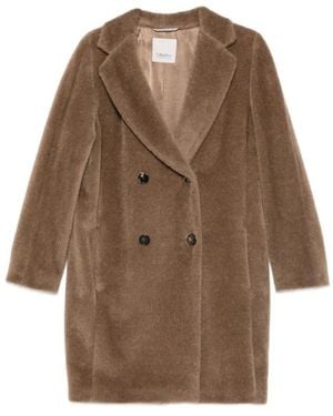 Max Mara Roseto Mantel - Braun