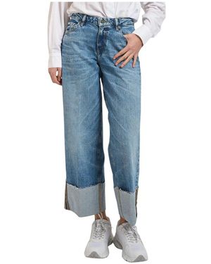 Guess Cropped Jeans - Azul
