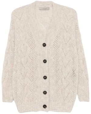 D.exterior Truien & Vesten ,Wol 63194 Vest - Naturel