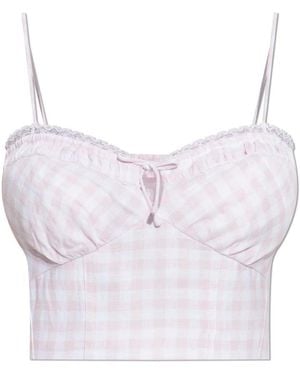 LoveShackFancy Sleeveless Tops - Morado