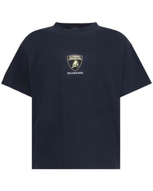 Balenciaga T-Shirts - Azul
