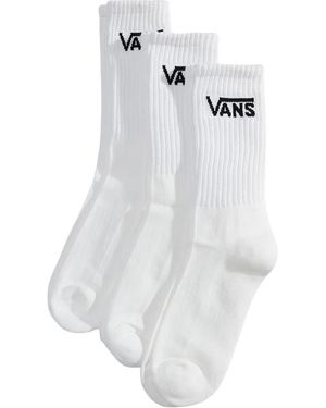 Vans Ondergoed ,Wit ,Katoen Classic Crew Socks
