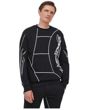 Philipp Plein Long Sleeve Training Tops - Negro