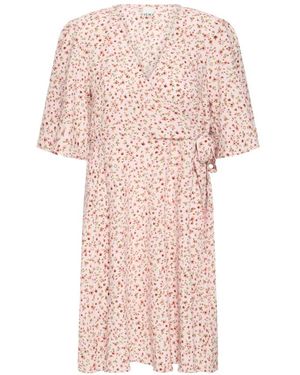 Ichi Wrap Dresses - Rosa