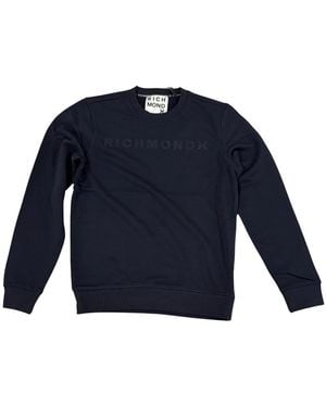 John Richmond Sweatshirt Sejam - Blauw