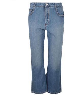 Ermanno Scervino Cropped Jeans - Azul