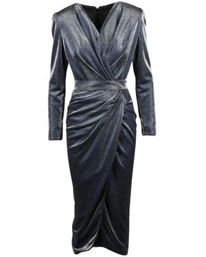Rhea Costa Wrap Dresses - Azul