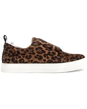 Pierre Hardy Leopard black sneakers - Braun