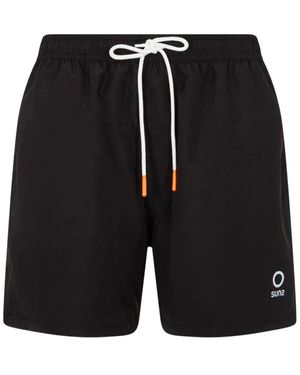 Suns Herren Badeboxershorts Schwarz