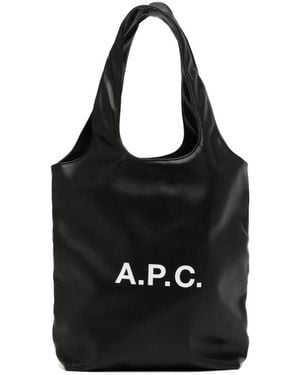 A.P.C. Tote Bags - Negro