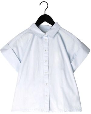 By-Bar Pixie Chambray Blouse - Blau