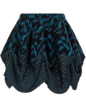 Kiko Kostadinov Short Skirts - Azul